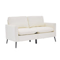 Upholstered Loveseat with Plush Headrest - Multiple Colors