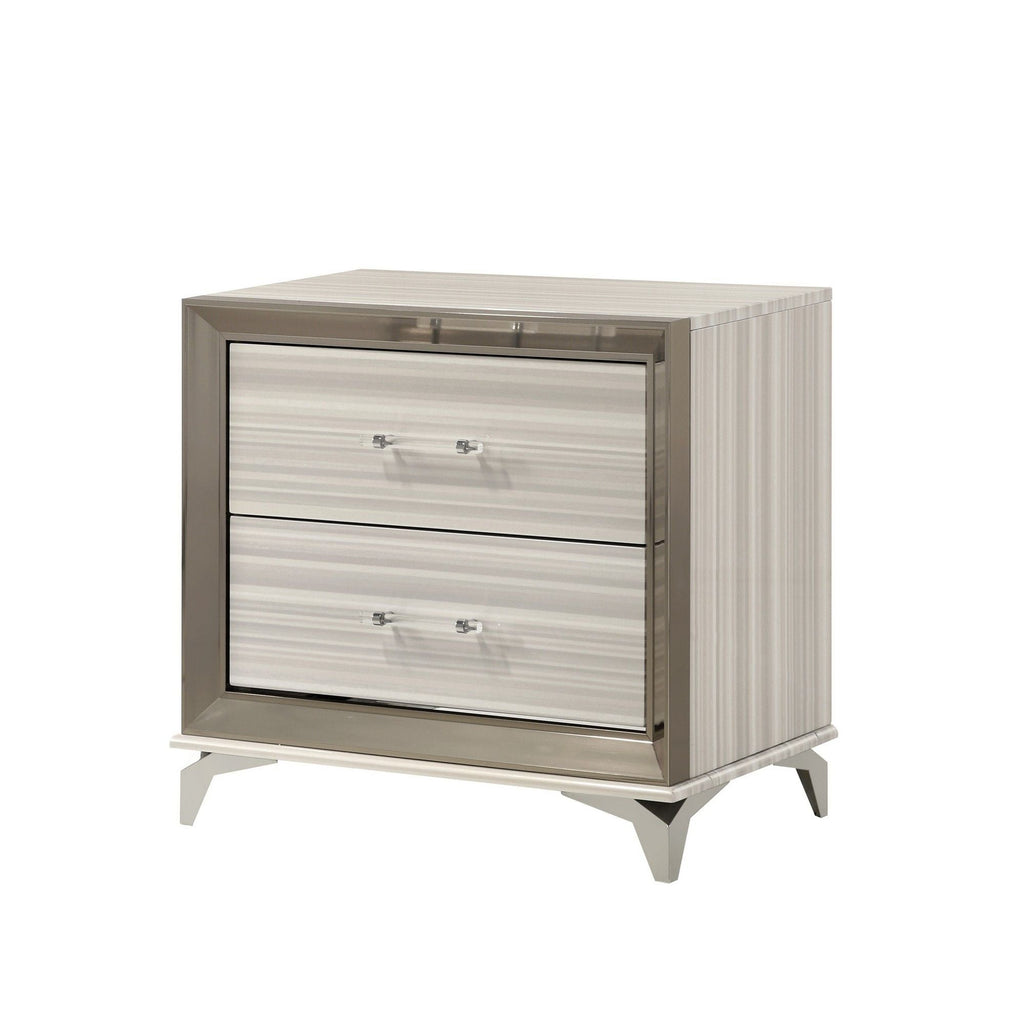 Star Nightstand - White