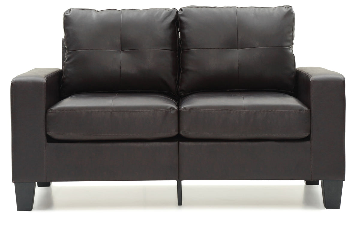 Track Arm Loveseat with Pocket Coil Comfort - Multiple Colors