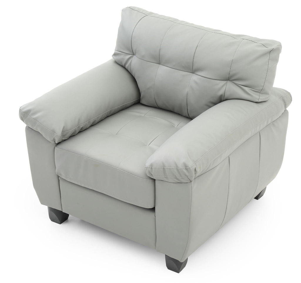 Accent Chair with Removable Back and Pocketed Coil Cushion - Multiple Colors
