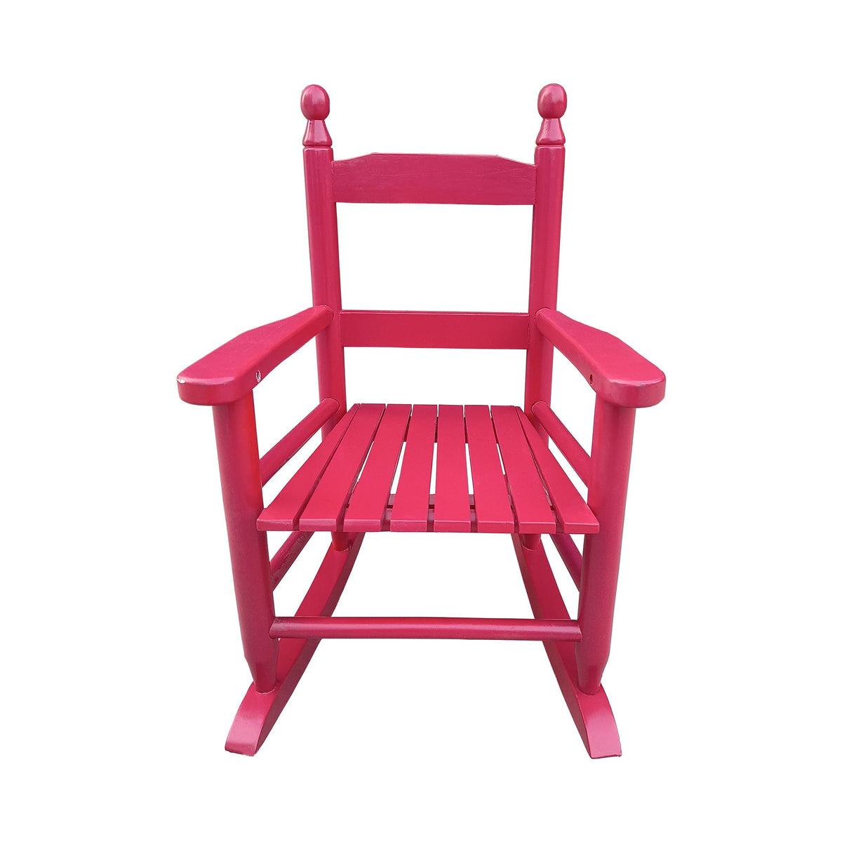 Children's Rocking Chair with Sturdy Populus Wood Frame - Multiple Colors