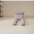 U-Shaped Full-Body Recliner with Adjustable Support - Gray