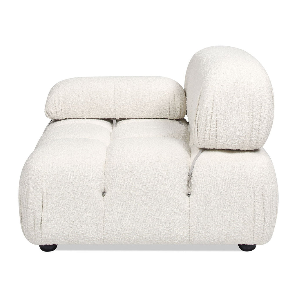 Bubble Modular Modern Lounge Arm Chair with Eucalyptus Frame - White, Green, or Orange