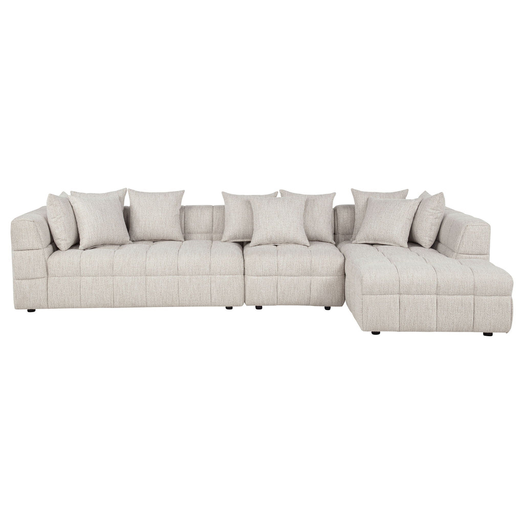 Amara 3-Piece Upholstered Sectional Sofa