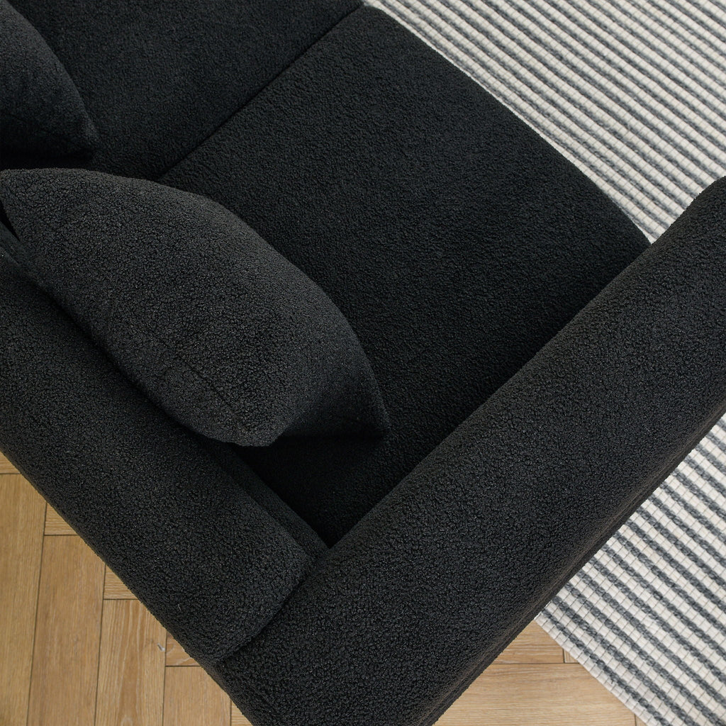 Streamline Sectional Sofa with Art Deco Design - Multiple Colors