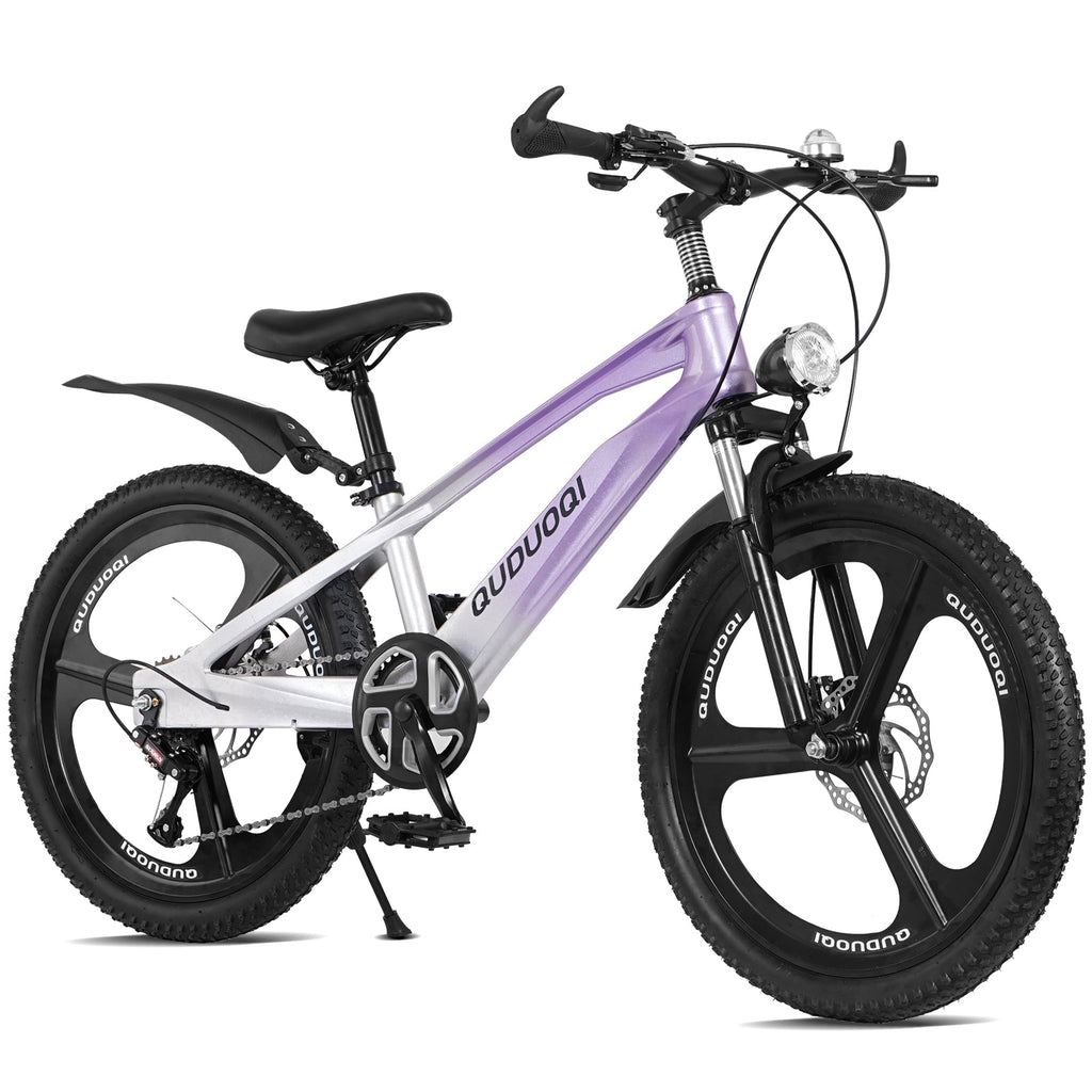 20 Inch Kids Mountain Bike with Magnesium Alloy Frame - Black