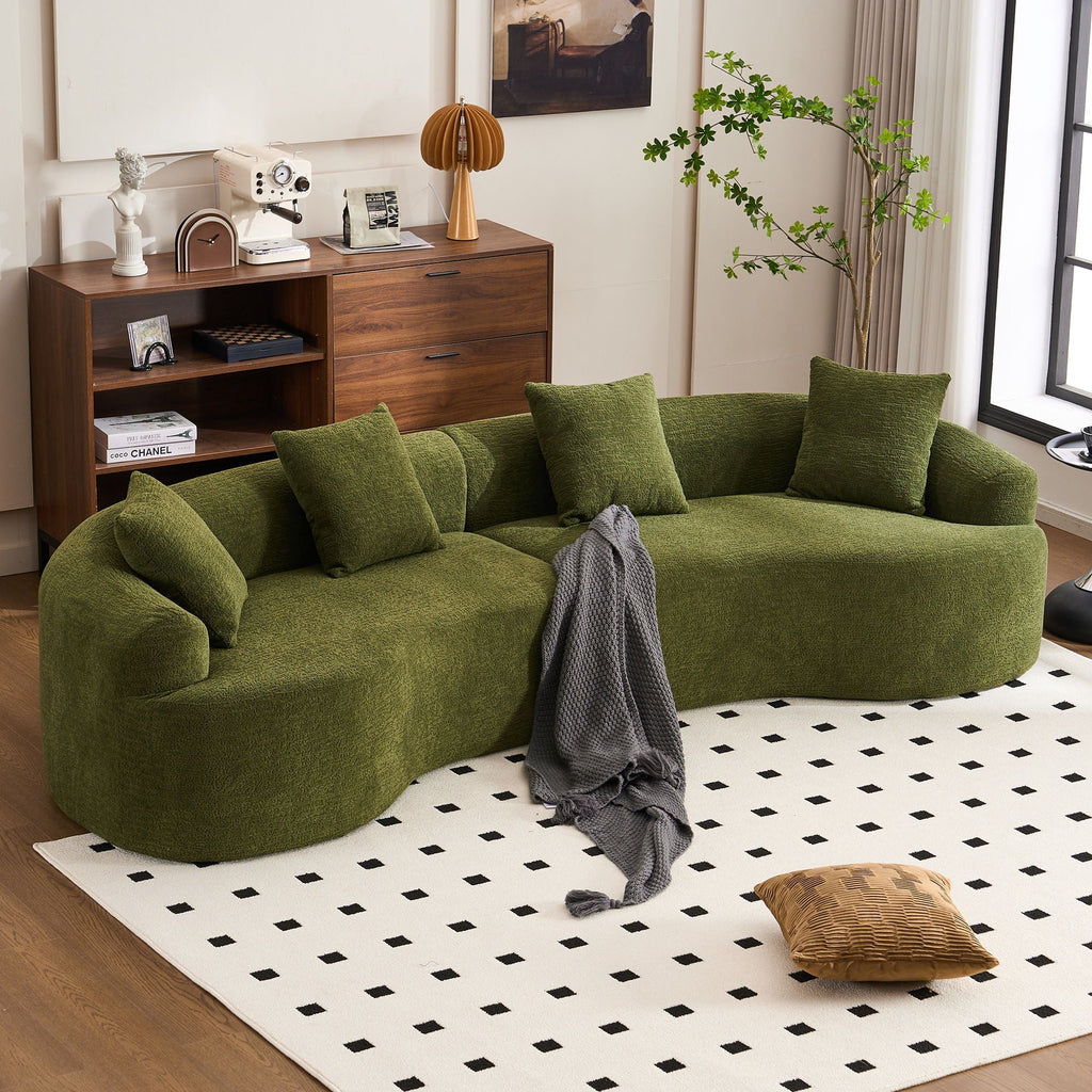 4 Seater Sofa With Fabric for Living Room