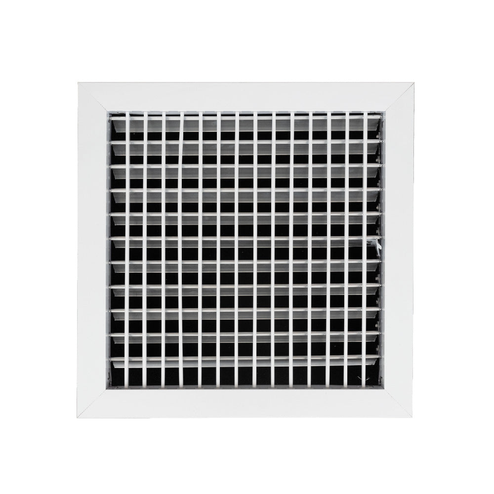 Adjustable Aluminum HVAC Register Vent Cover with Precise Airflow Control - 12x12 Inch