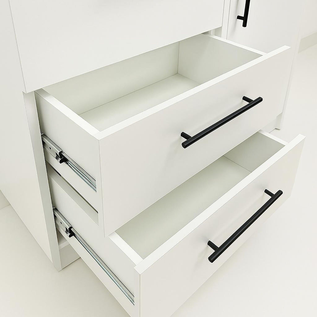 Robin Gentleman’s Chest with Extra Deep Storage - Dark Gray or White