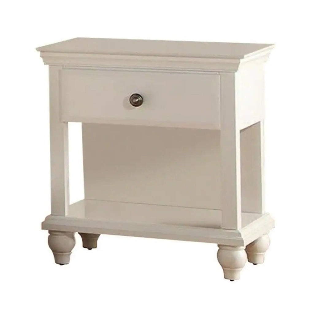 White 3 Piece Bedroom Set with Panel Headboard - Queen, King, or California King
