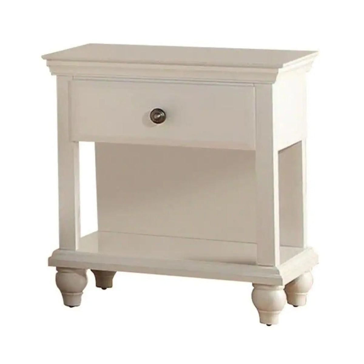 White 3 Piece Bedroom Set with Panel Headboard - Queen, King, or California King