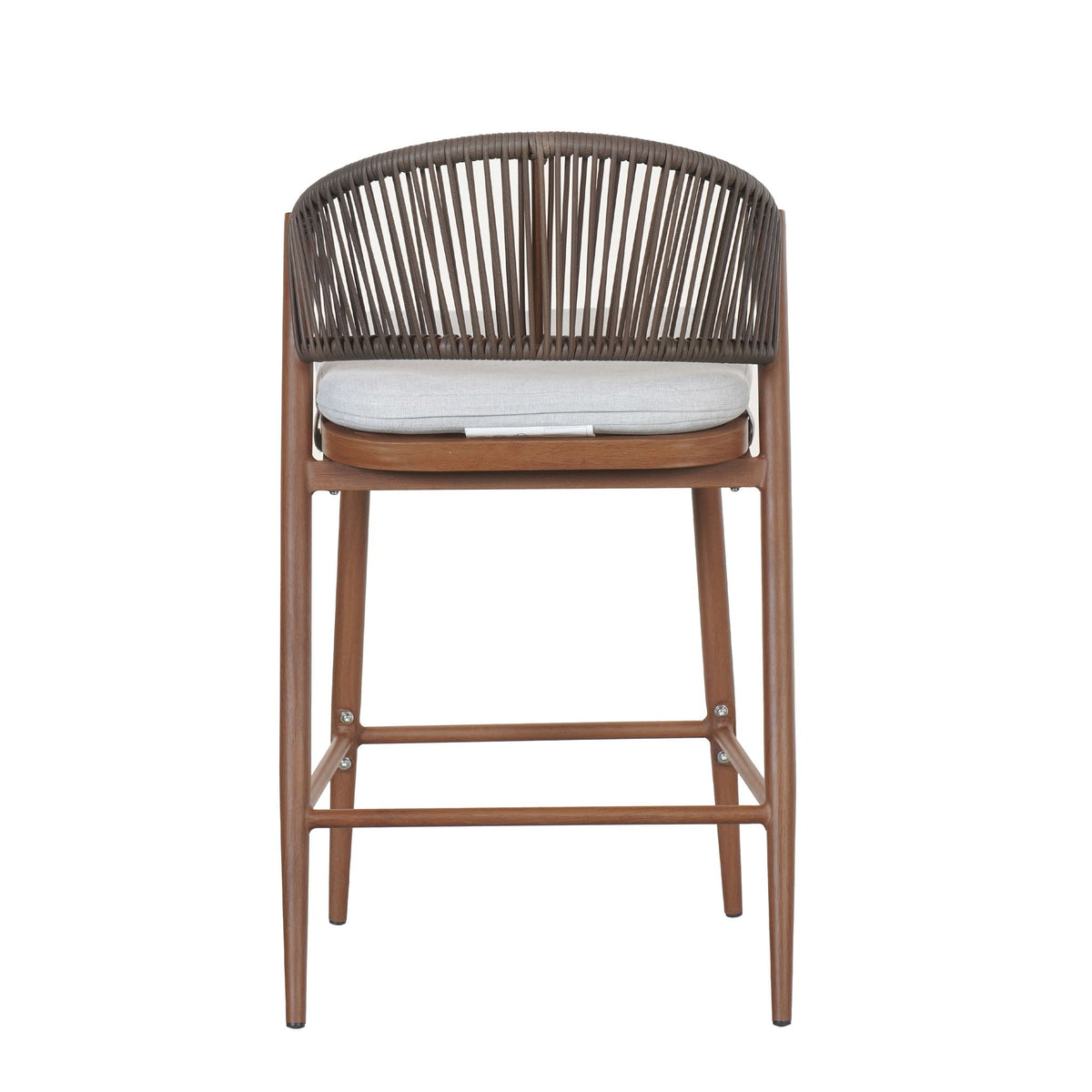 Outdoor 26" Counter Height Metal Frame Counter Stools
