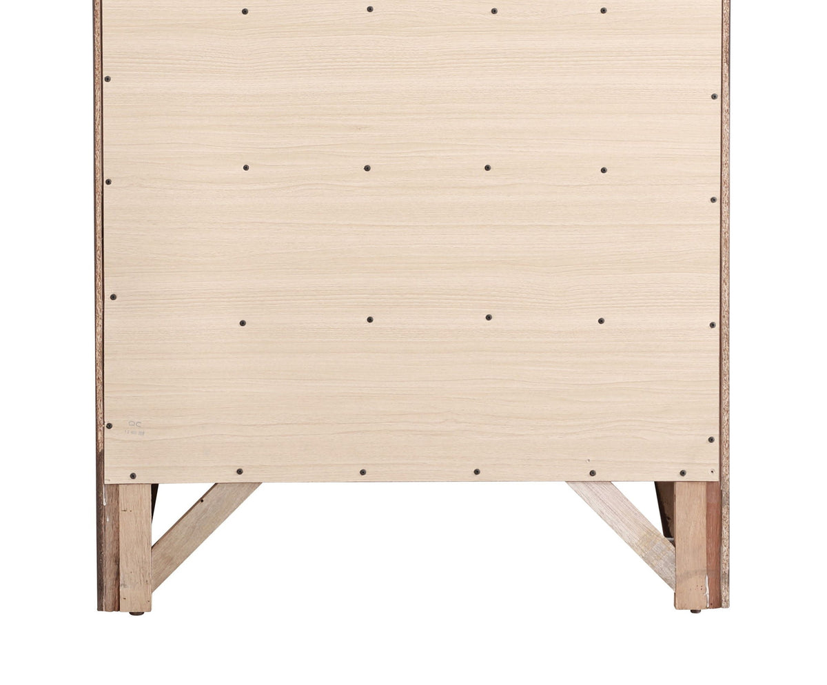 Media Chest with Modern Beveled Drawer Fronts - Multiple Colors