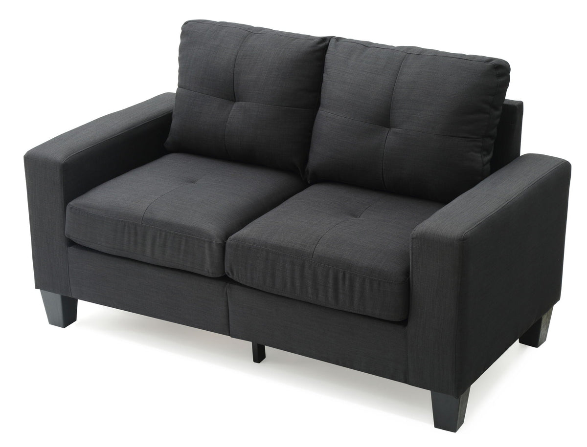 Track Arm Loveseat with Pocket Coil Comfort - Multiple Colors