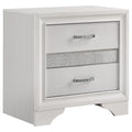 Miranda 3-drawer Nightstand Bedside Table White
