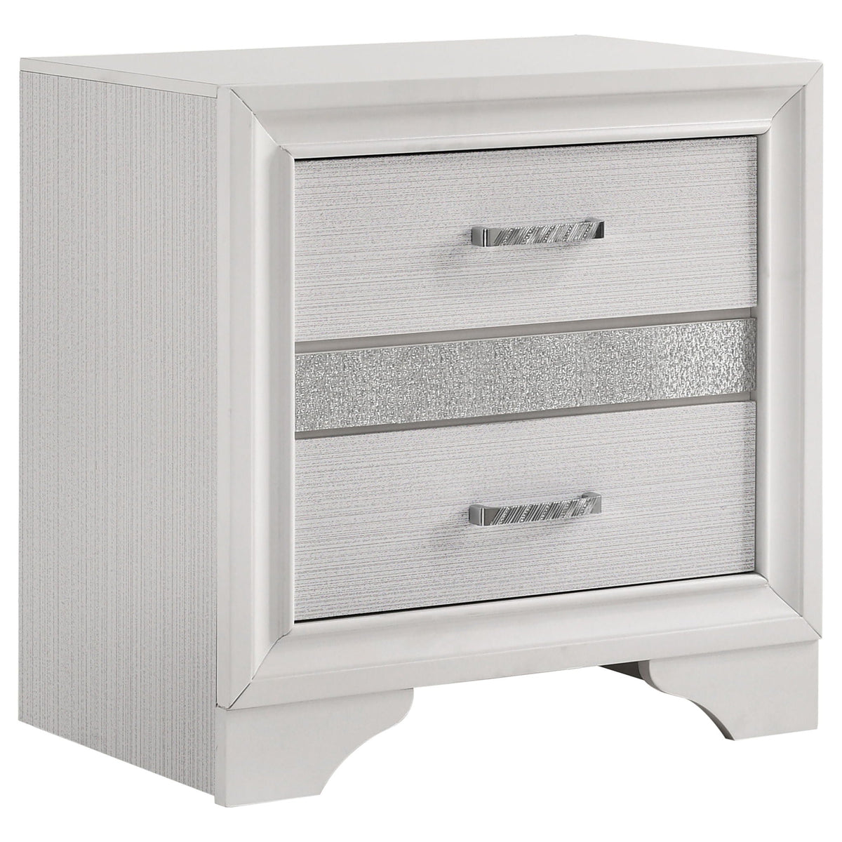Miranda 3-drawer Nightstand Bedside Table White