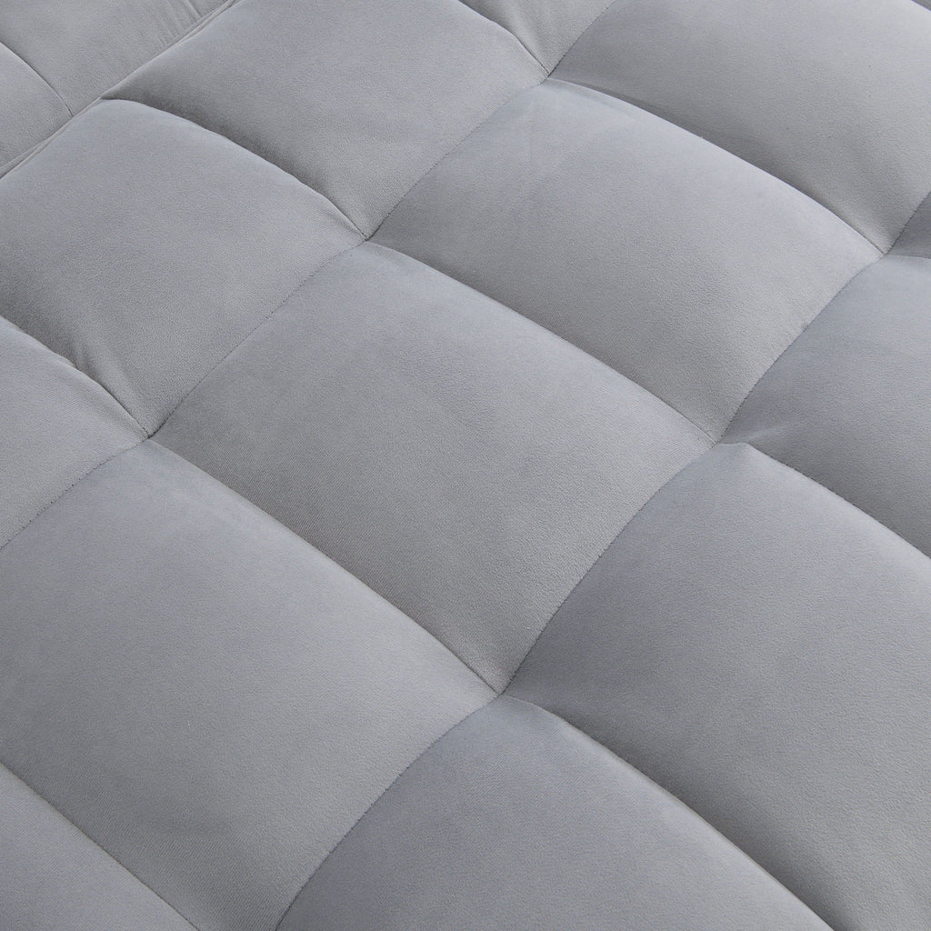 Modern Loveseat Futon Sofa with Pullout Bed and Adjustable Backrest - Multiple Colors