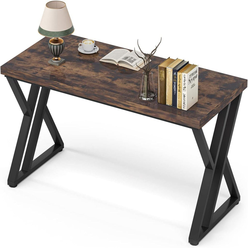 Writing Desk With Z-Shaped Legs - 55" Desktop, Steel Frame