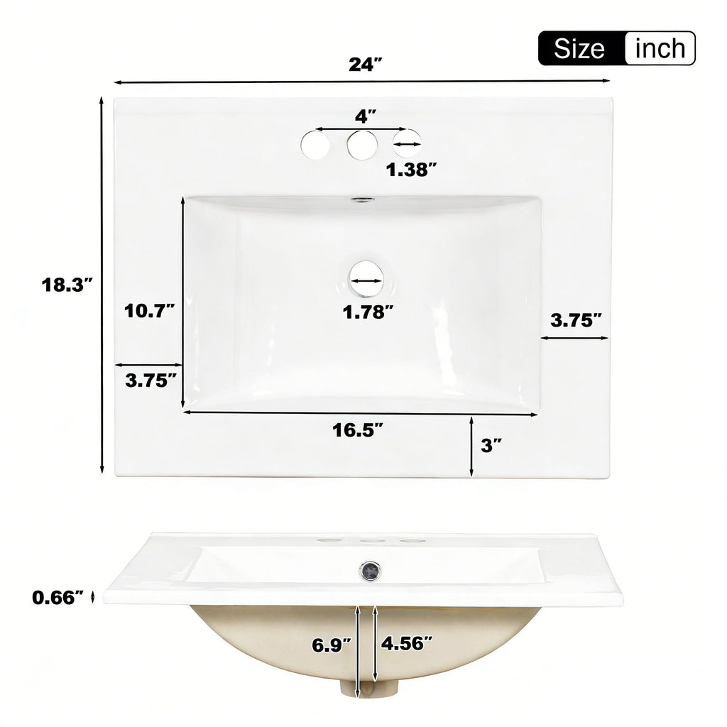Traditional Bathroom Vanity Set with Soft Close Doors - Multiple Colors
