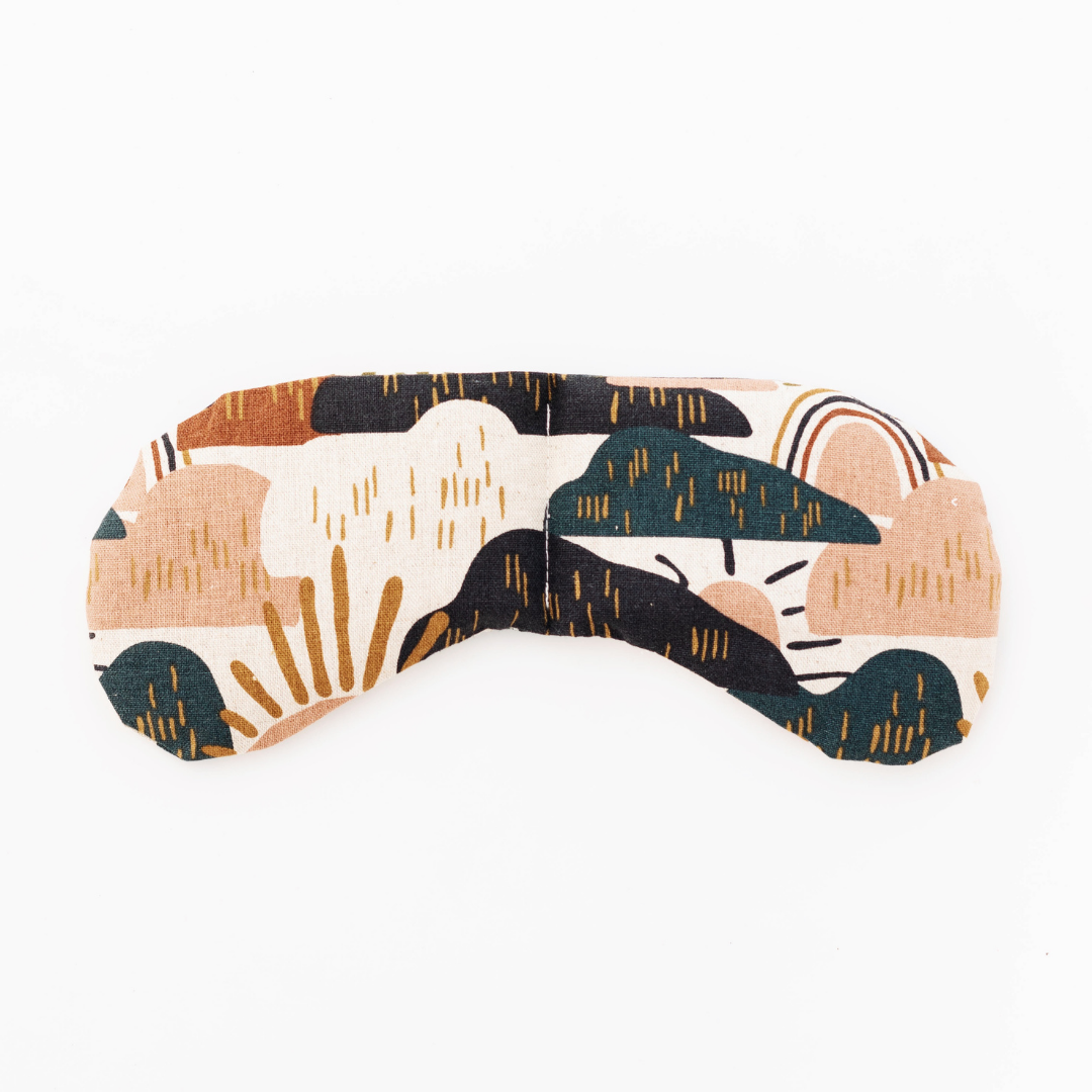 Eye Mask + Neck Wrap Bundle - Rainbow Hill