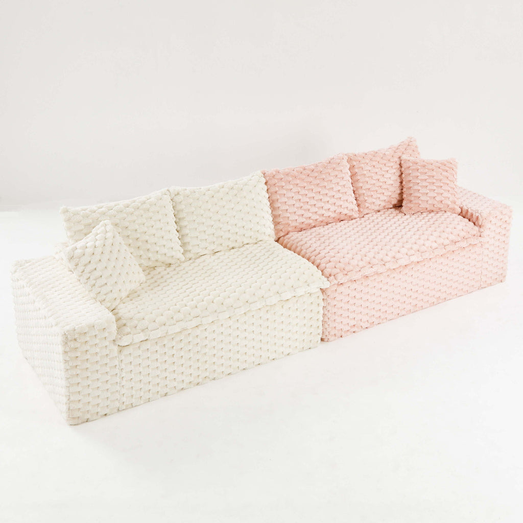 Multifunctional Stationary Sofa with Adjustable Layout - Choice of Color