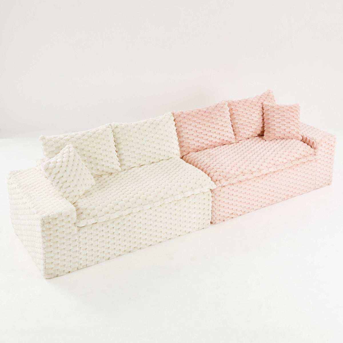 Multifunctional Stationary Sofa with Adjustable Layout - Choice of Color