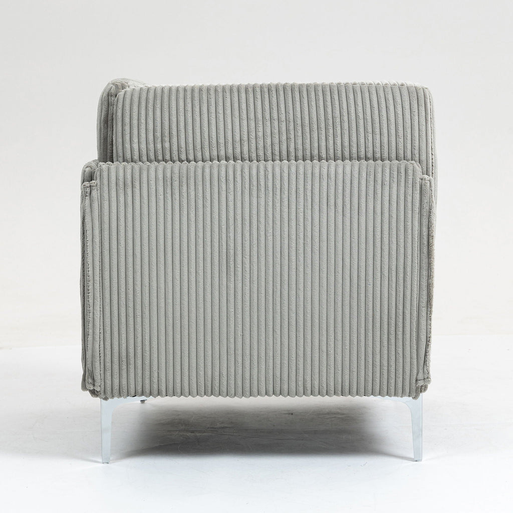 Modular Sectional Sofa Corner Seat with Versatile Configuration - Gray or Beige