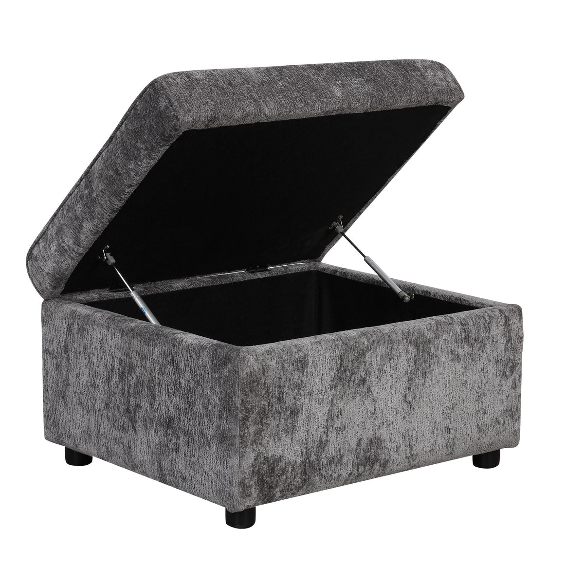 Sleeper Sectional Sofa with Storage Ottoman and USB Charging - White or Dark Gray