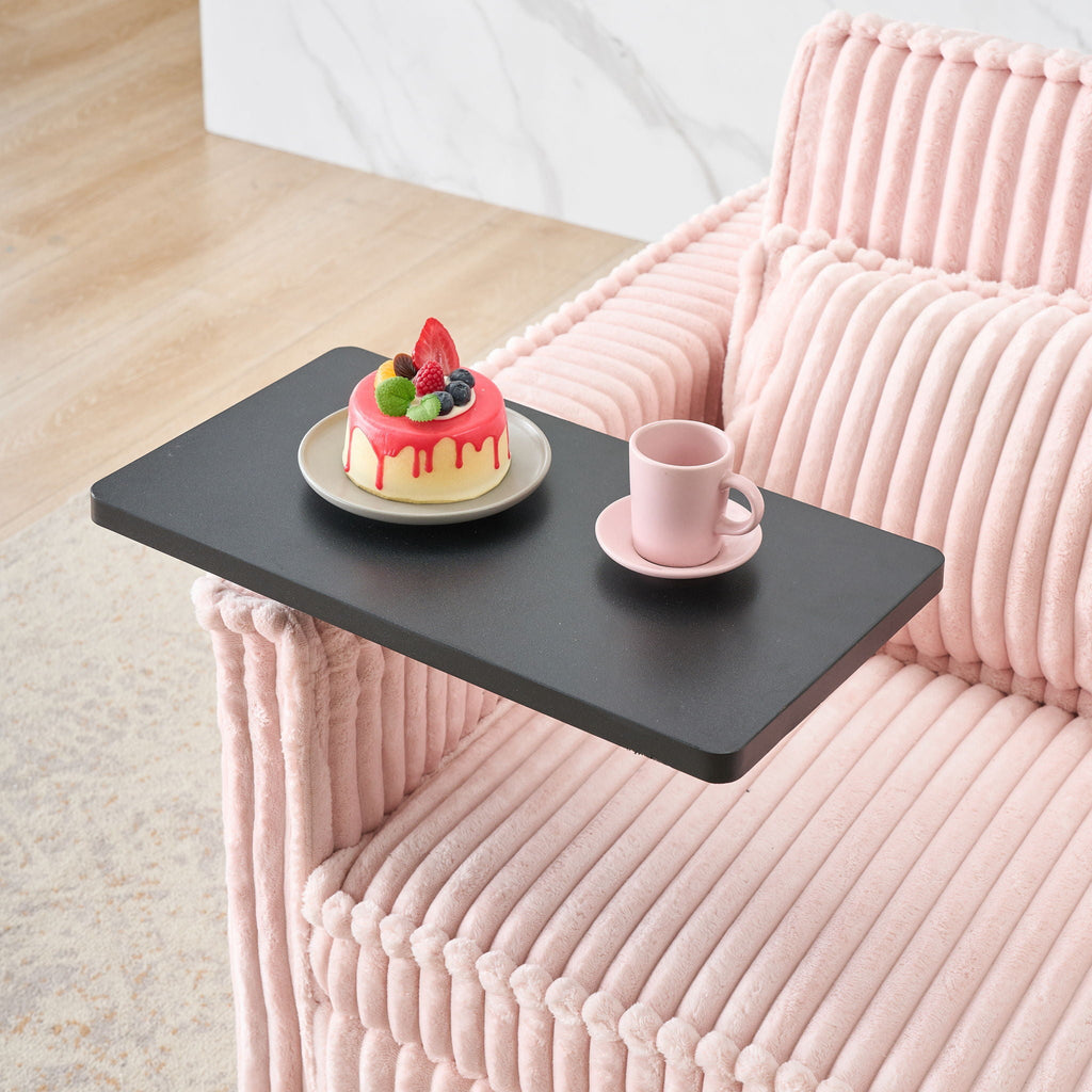 Pull Out Sofa With Movable Tabletop and USB Ports - Multiple Colors