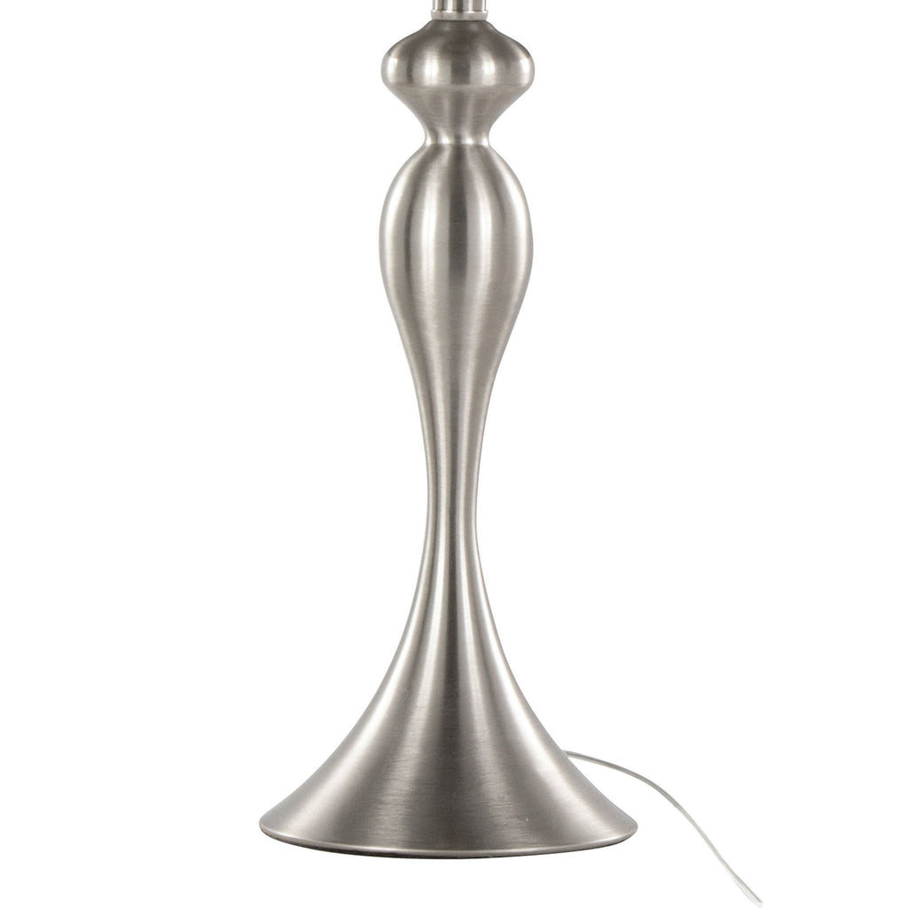 Ashland Contemporary Table Lamp Set with Double-Layer Shade - Multiple Colors