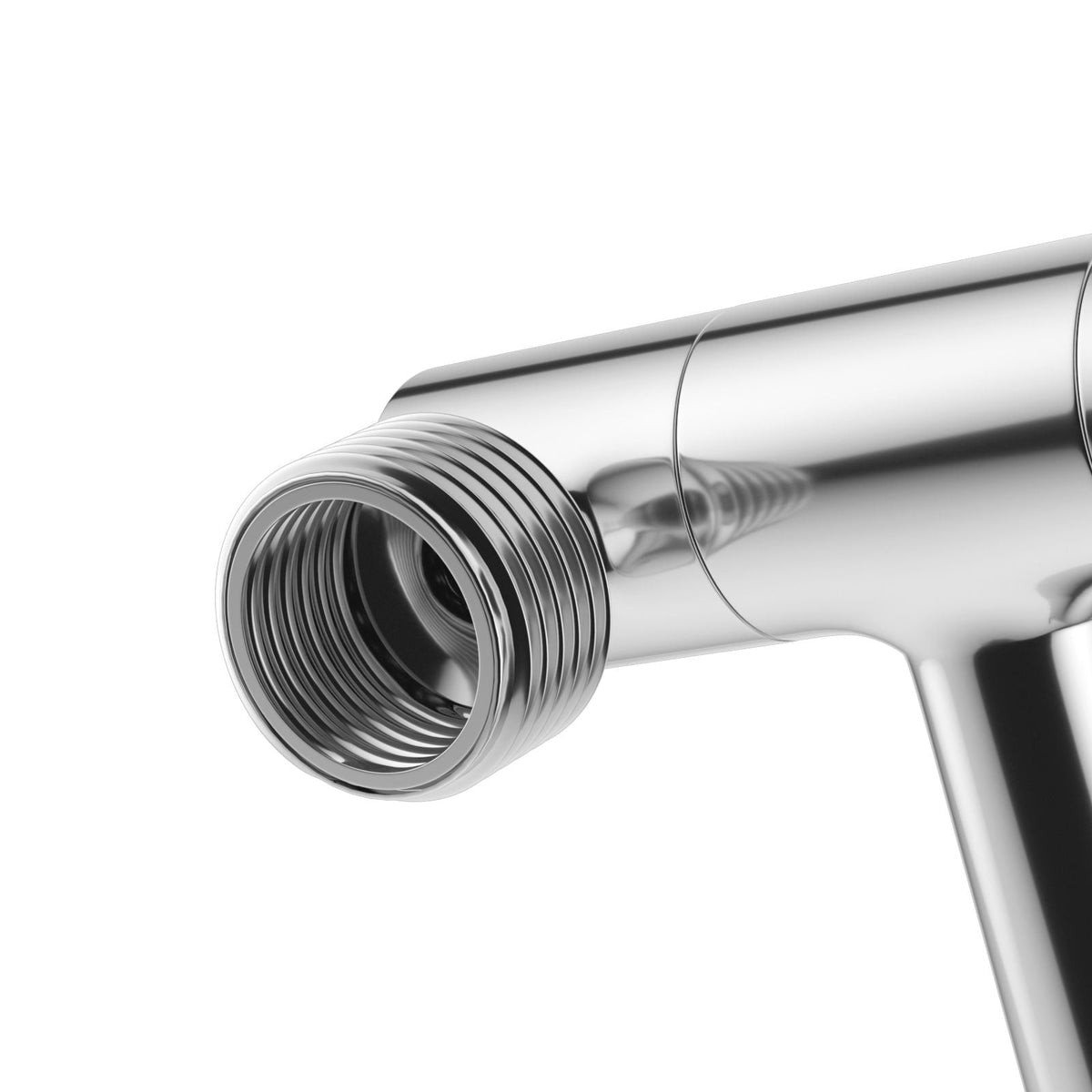 Stainless Steel Shower Arm Extension with 360° Rotation - Black or Pearl Silver