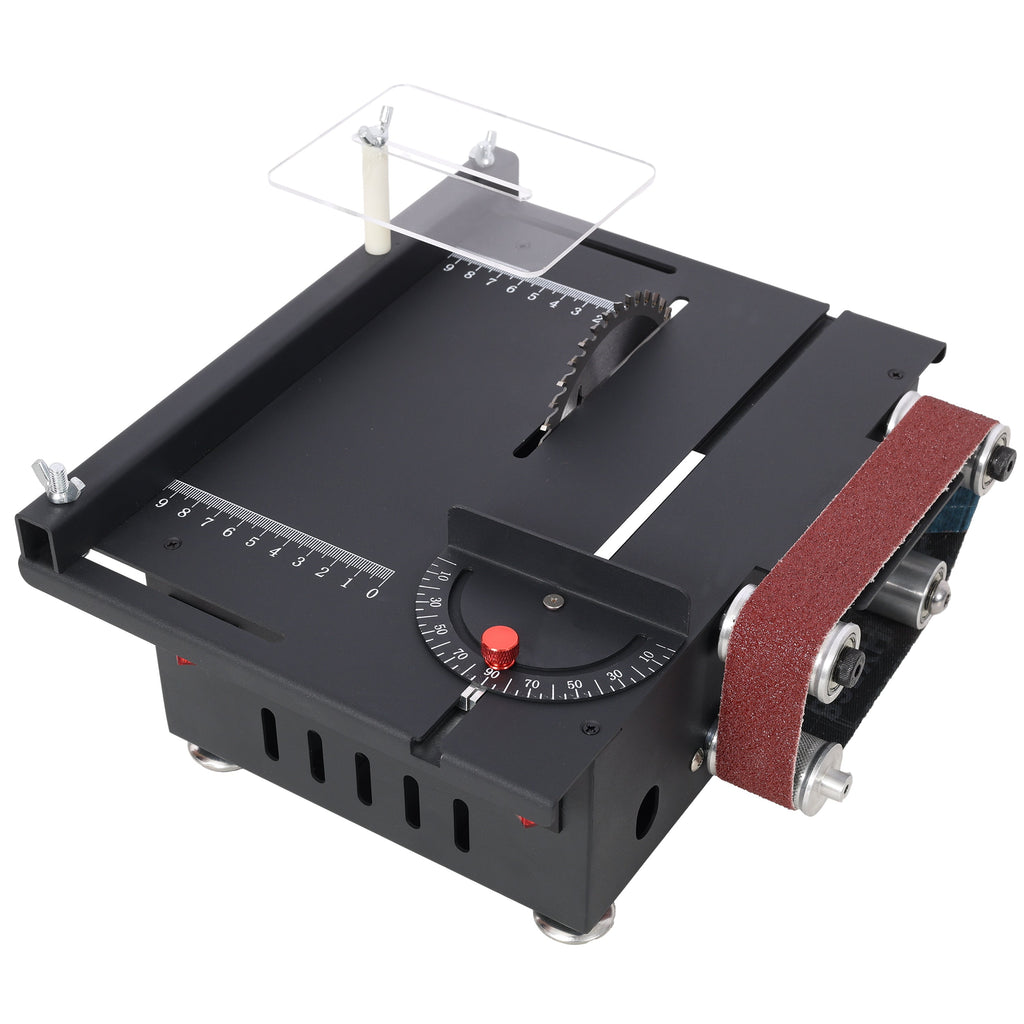 Mini Table Saw & Belt Sander with Adjustable Angles - Metal