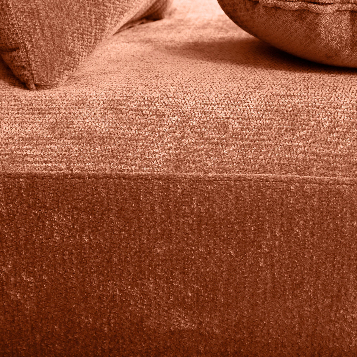 Modern Curved Sectional Sofa with Chaise Lounge - Orange or Beige