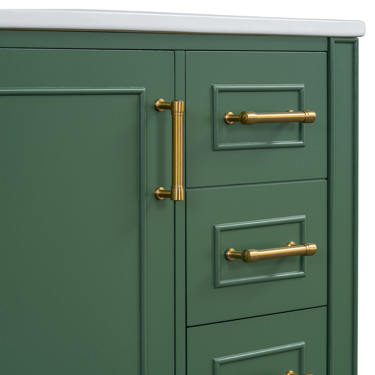 Traditional Bathroom Vanity Set with Soft Close Doors - Multiple Colors