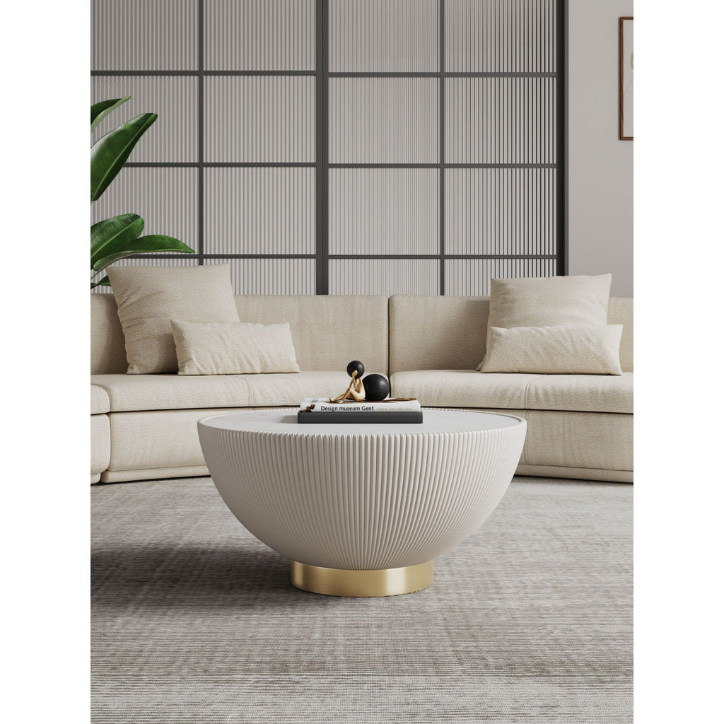 Anderson Coffee Table with Sintered Stone Top - Multiple Colors