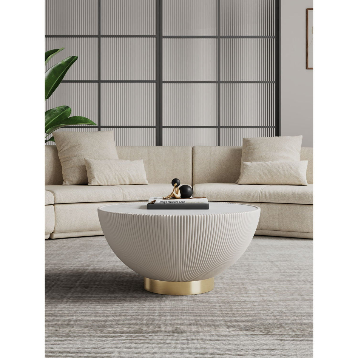 Anderson Coffee Table with Sintered Stone Top - Multiple Colors