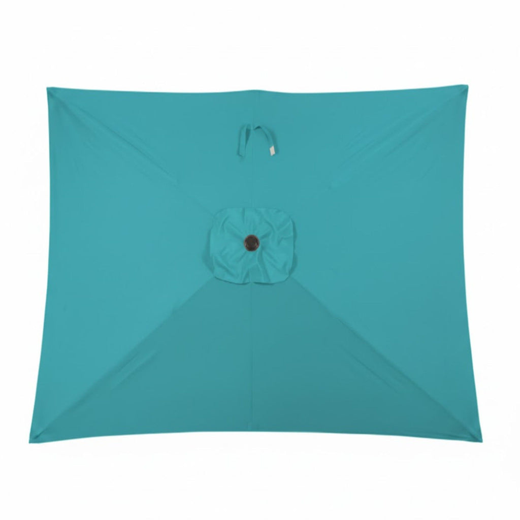Rectangular Patio Umbrella with Crank Tilt - UV-Resistant Canopy