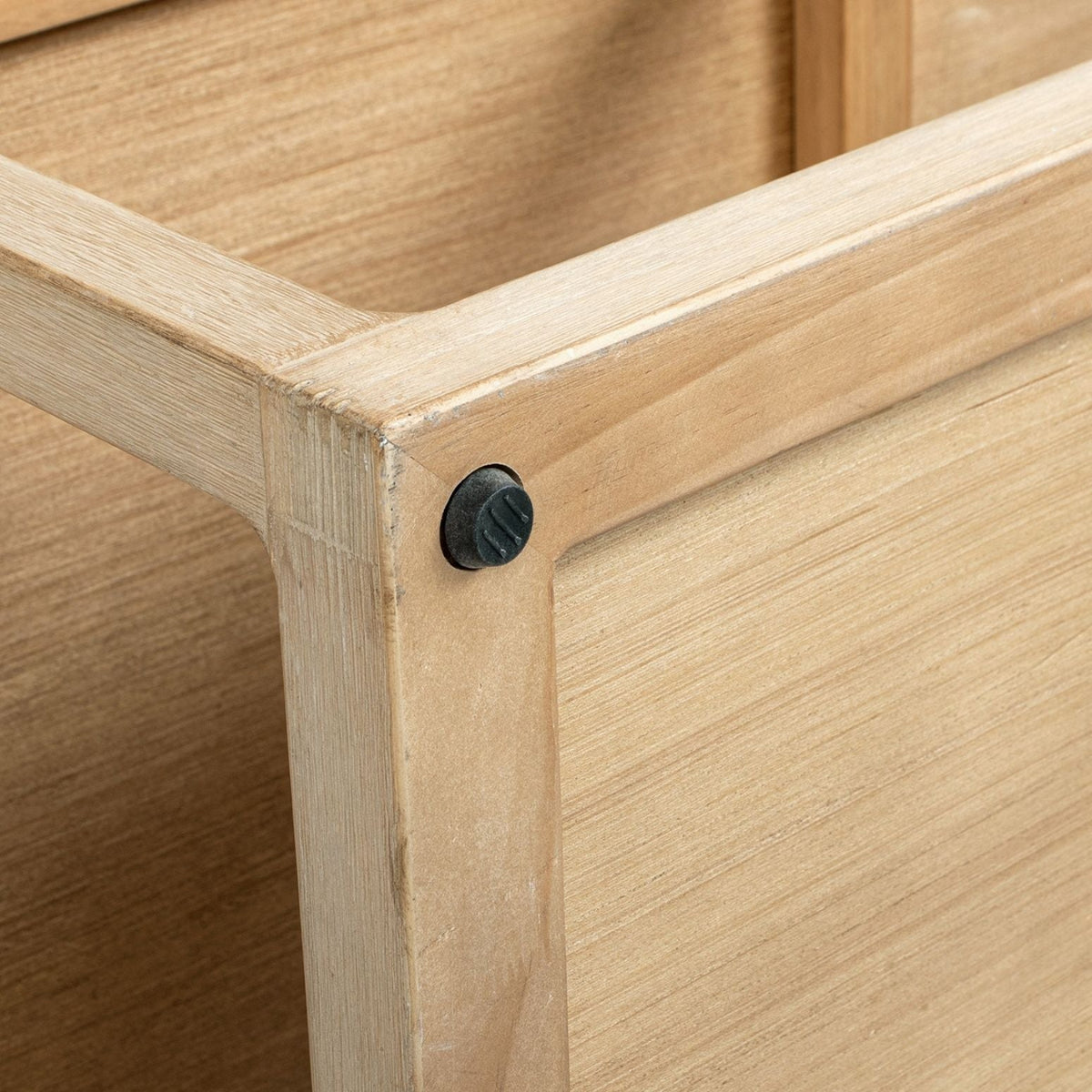Natural Reclaimed Wood Coffee Table with Lower Shelf - Ellis