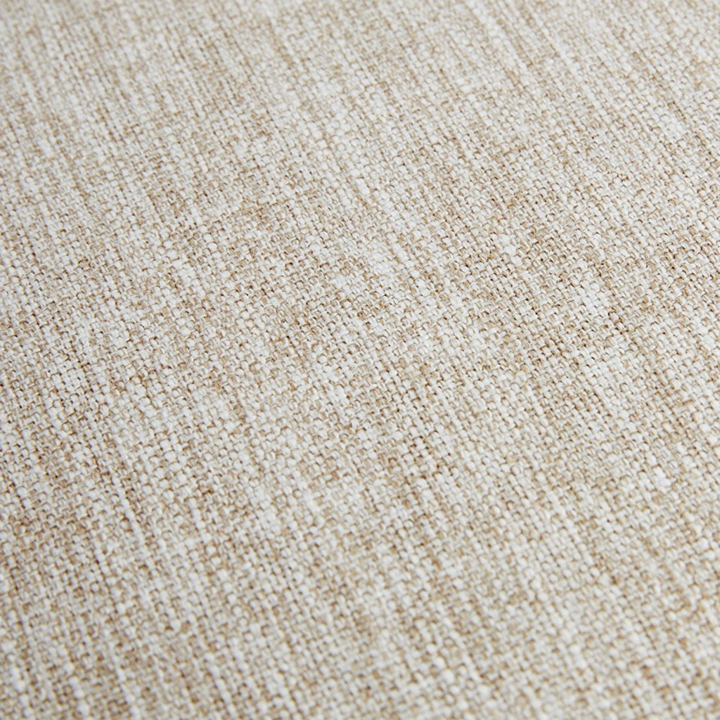 Cane Back Counter Stool with Upholstered Seat - Cream and Reclaimed Natural