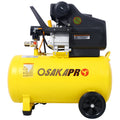 4.5HP Portable 13-Gallon Oil-Lubricated Air Compressor with Wheels – Yellow