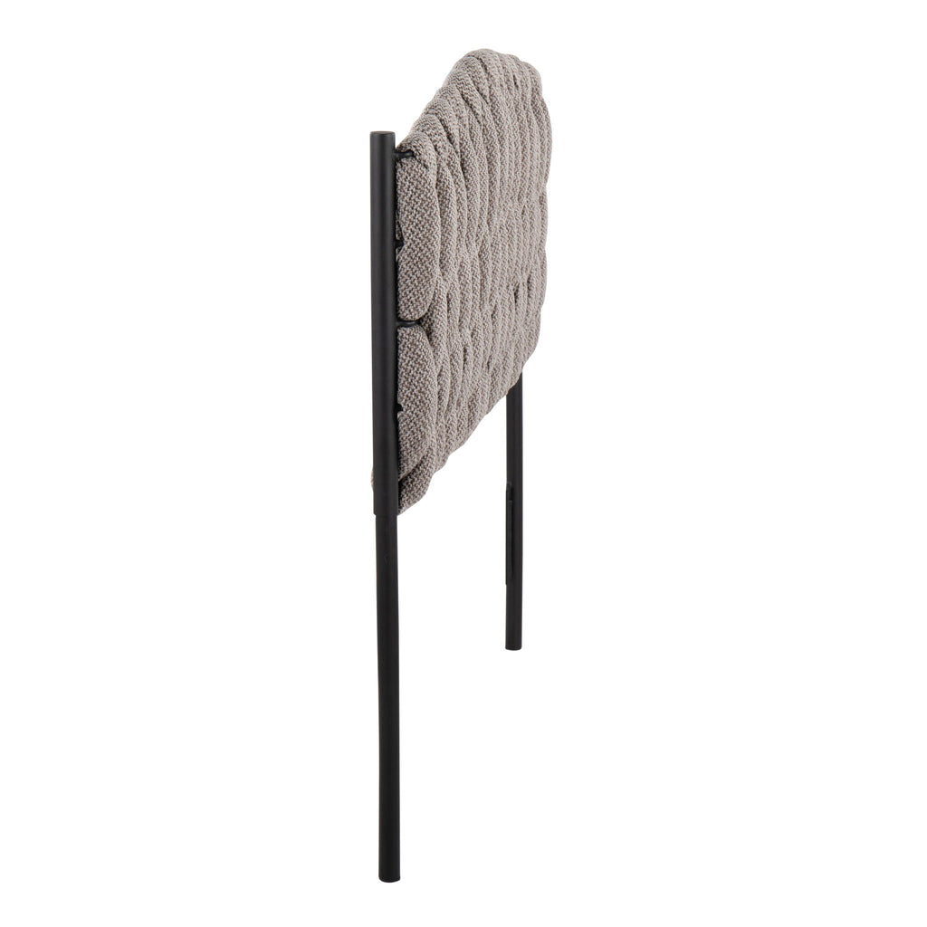 Braided Matisse Contemporary Design Upholstered Headboard - Twin Size