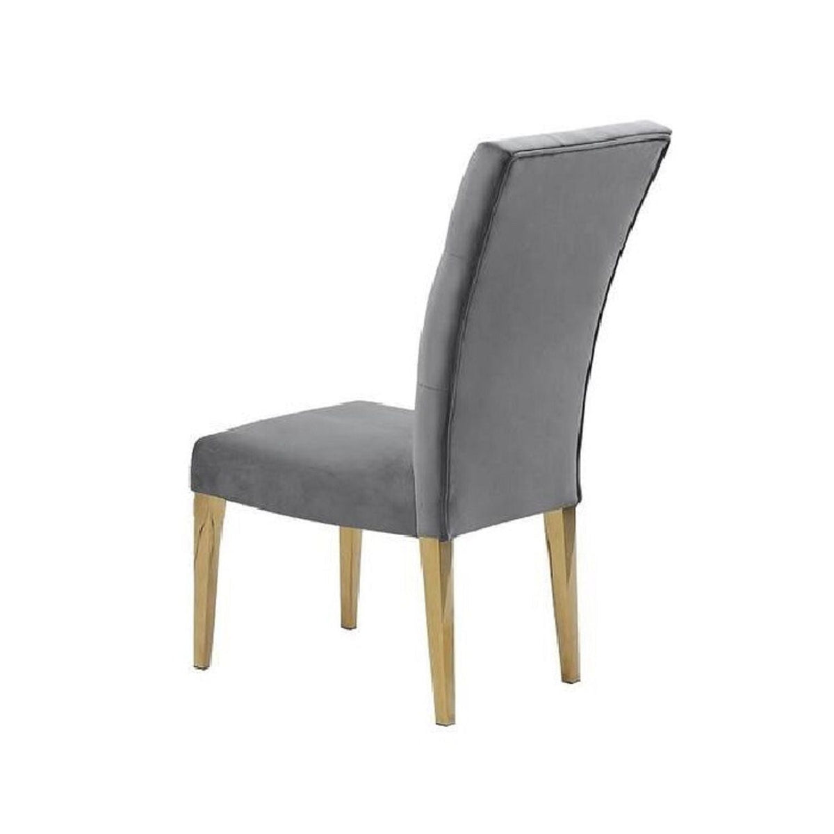 Modern Upholstered Dining Chair Set with Tufted Back - Multiple Colors