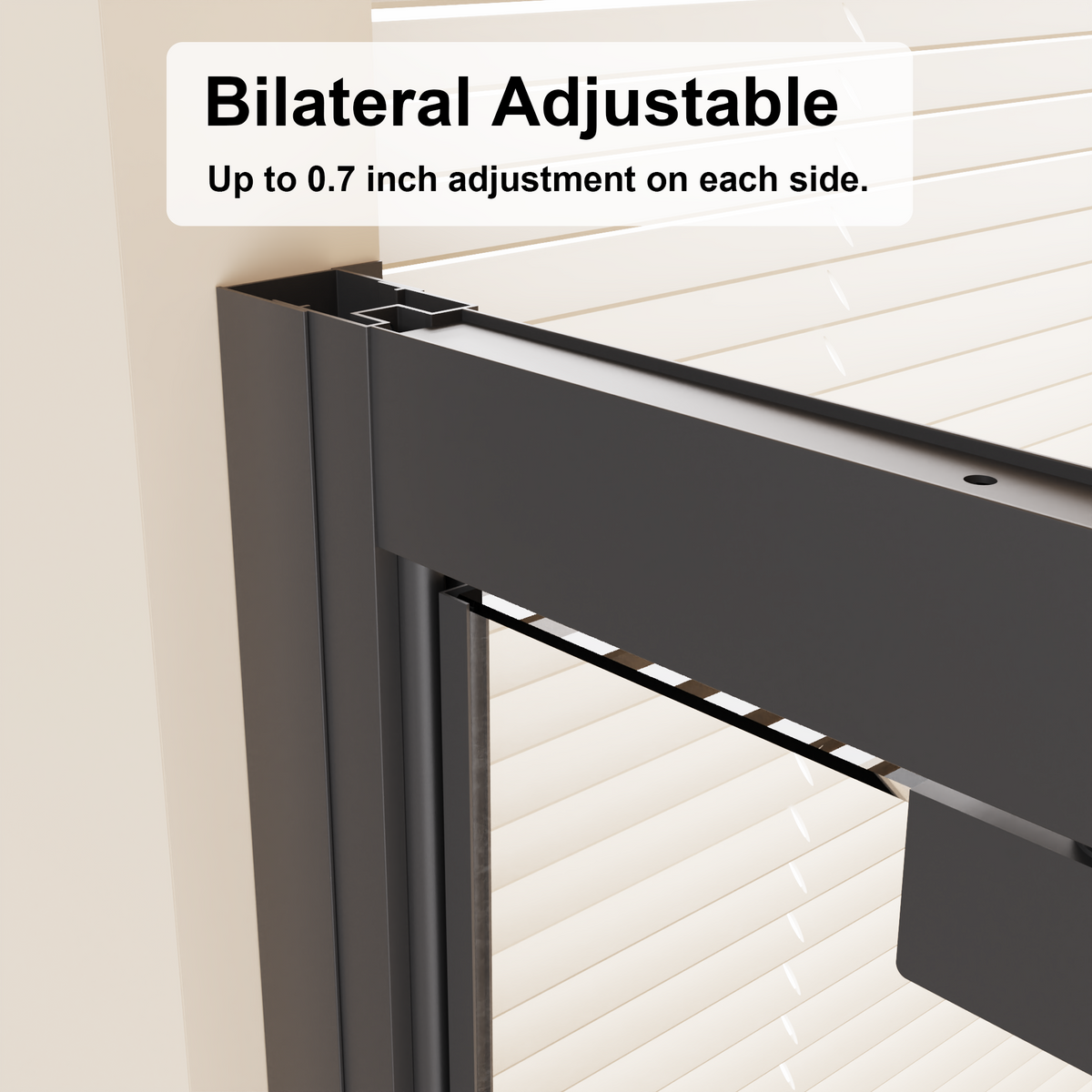 Framed Bi-fold Pivot Shower Door with Tempered Glass - Clear