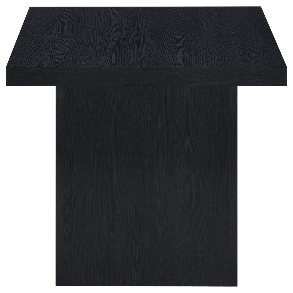 Exeter Square End Table with Laminate Veneer - Black or Light Brown