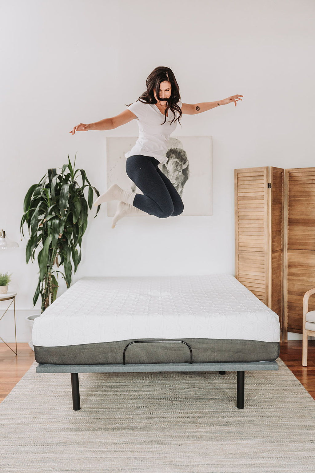 8" Gel Memory Foam Mattress with Cooling Gel Layers - White