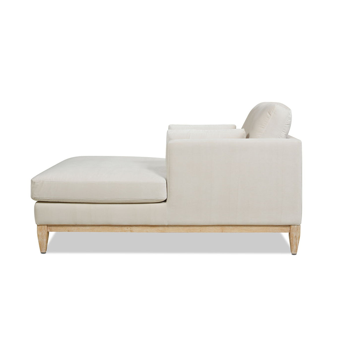 Modern Farmhouse Chaise Lounge Chair with Removable Cushions - Choice of Color