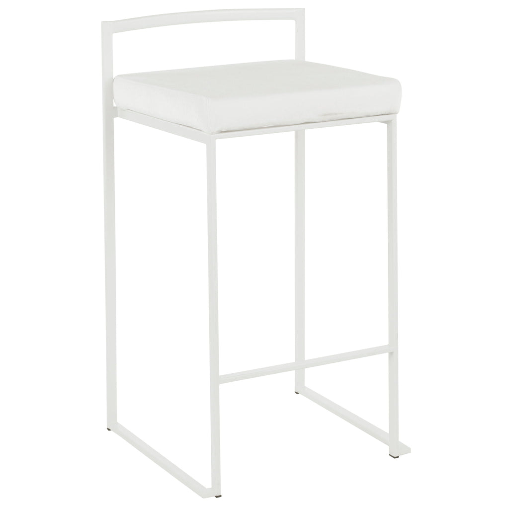 Stackable Counter Stool with Padded Comfort Seat - Multiple Colors