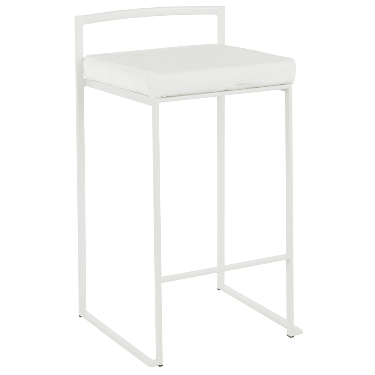 Stackable Counter Stool with Padded Comfort Seat - Multiple Colors