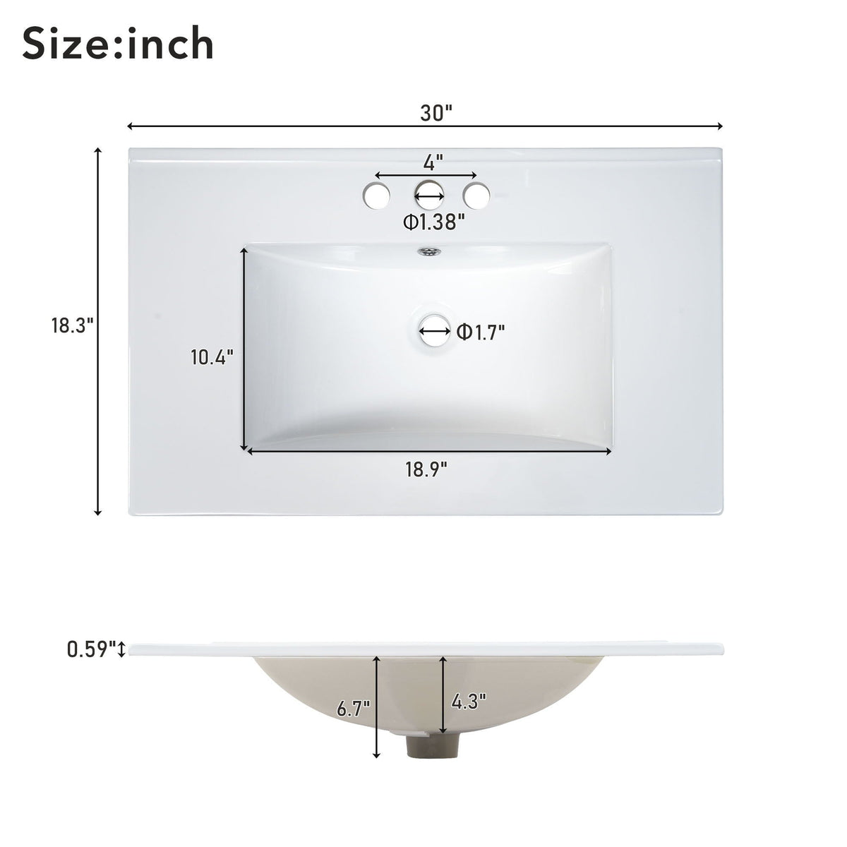Traditional Bathroom Vanity Set with Soft Close Doors - Multiple Colors