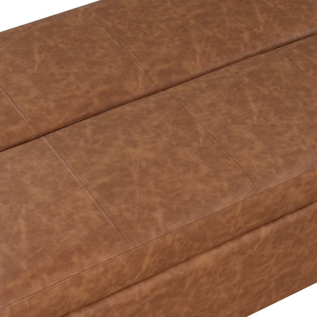Twin Size Folding Ottoman Sleeper Bed with Mattress - Light Brown, Black, Dark Gray, White